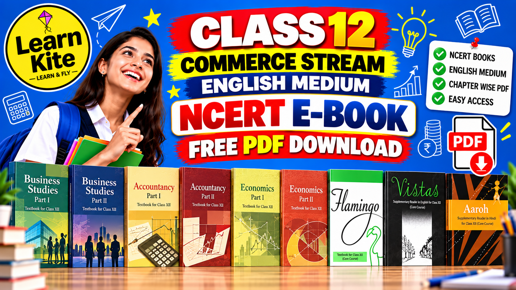 CLASS 12 COMMERCE ENGLISH MEDIUM FREE NCERT E-BOOK 
