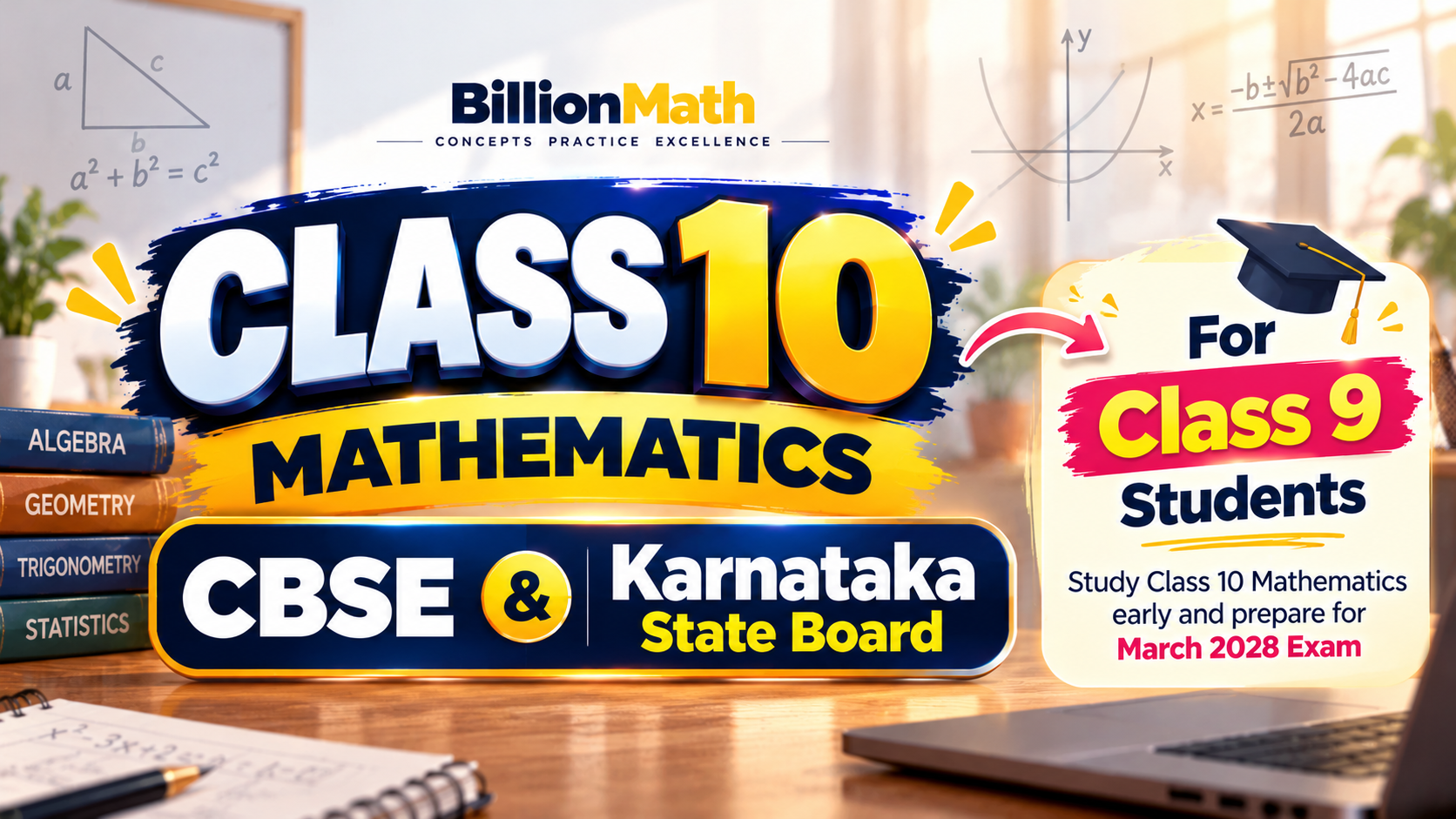 Class 10 Math - For Students Currently in Class 9