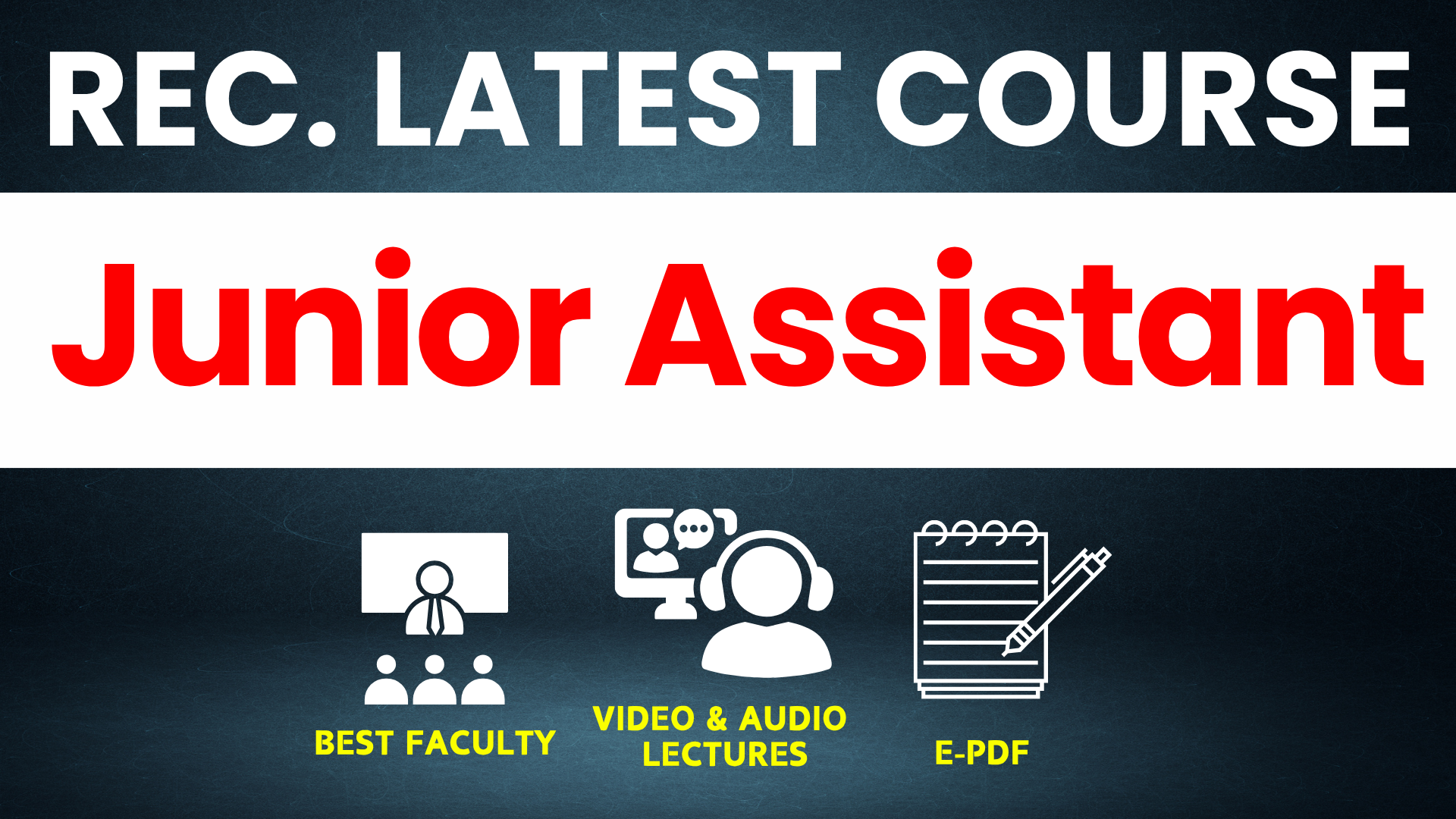 Junior Assistant/ Commercial Assistant-II  (Rajasthan State Power Companies) Full Recorded Course)