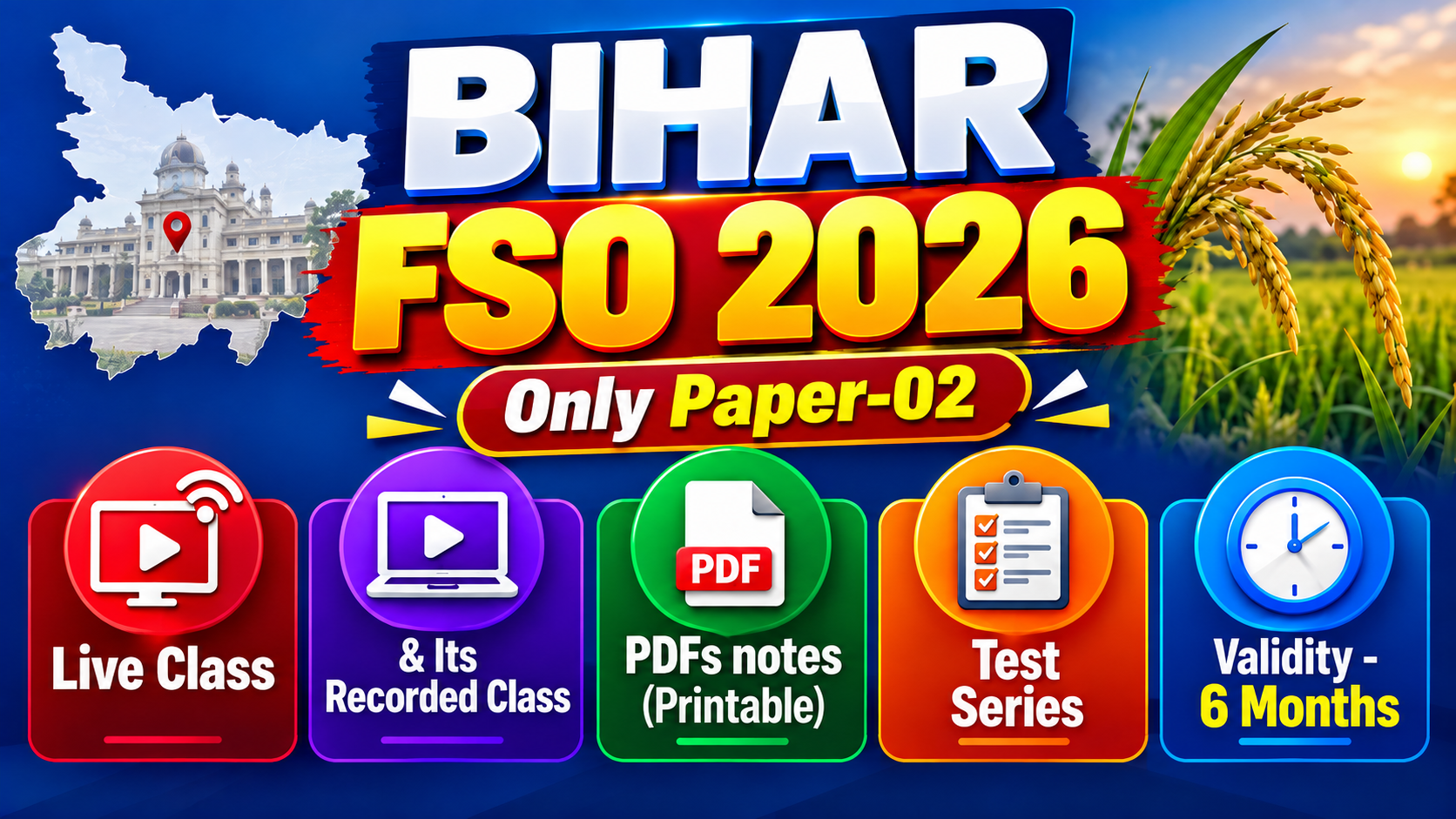 BIHAR FSO 2026 Online Course