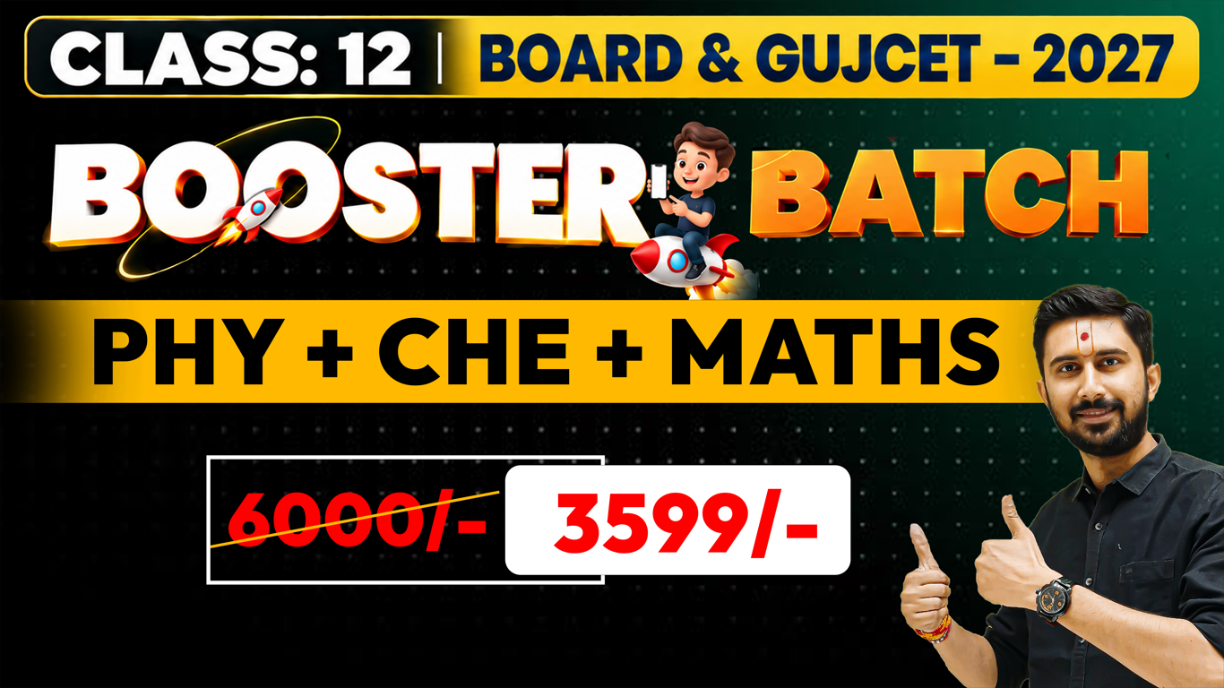 BOOSTER BATCH - 2026 || PHYSICS + CHEMISTRY + MATHS