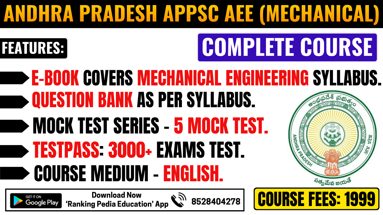 APPSC AEE Mechanical Exam Complete Course