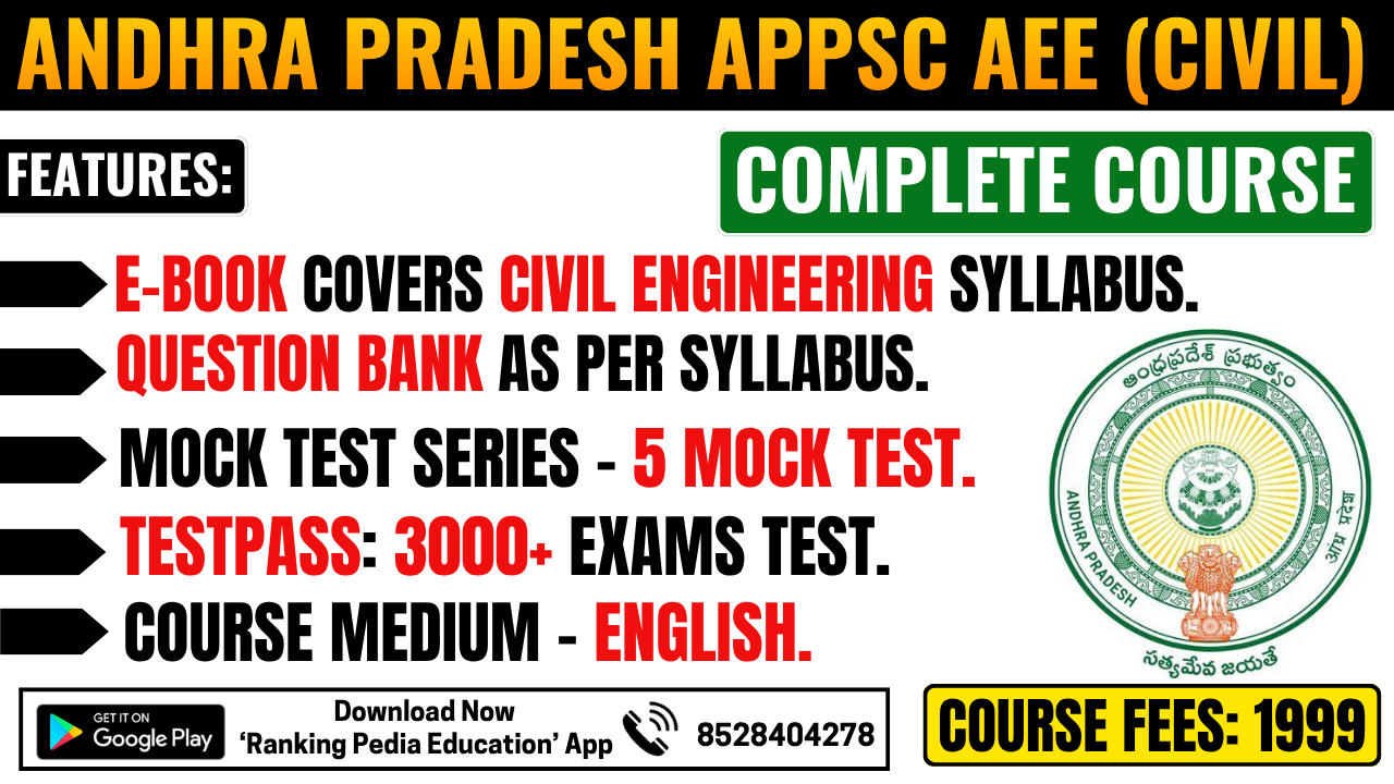 APPSC AEE Civil Exam Complete Course