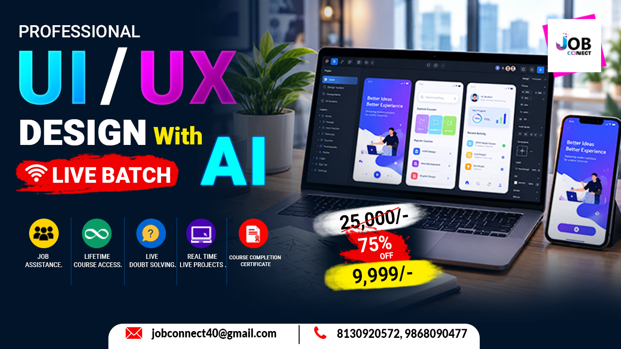 Professional UI UX Live Course With AI