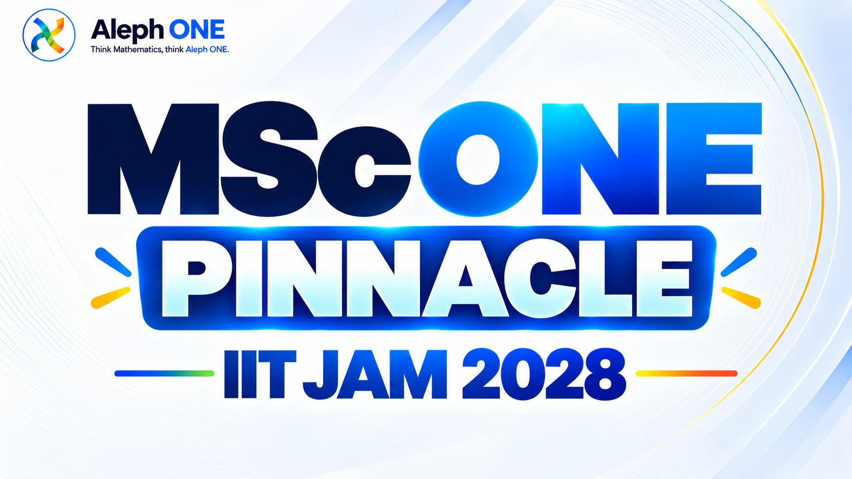 MSc ONE Pinnacle - IIT JAM MA 2028