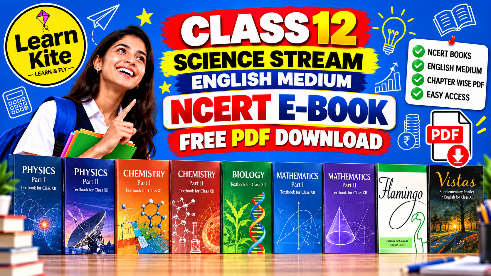 Class 12 SCIENCE ENGLISH MEDIUM FREE NCERT E-BOOK