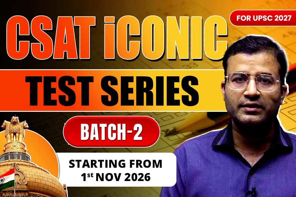 CSAT iConic Test Series Batch 2 UPSC CSE 2027