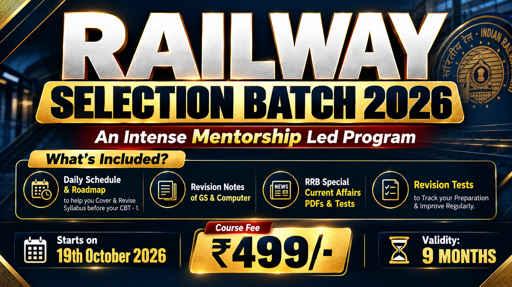RAILWAY SELECTION BATCH 2026