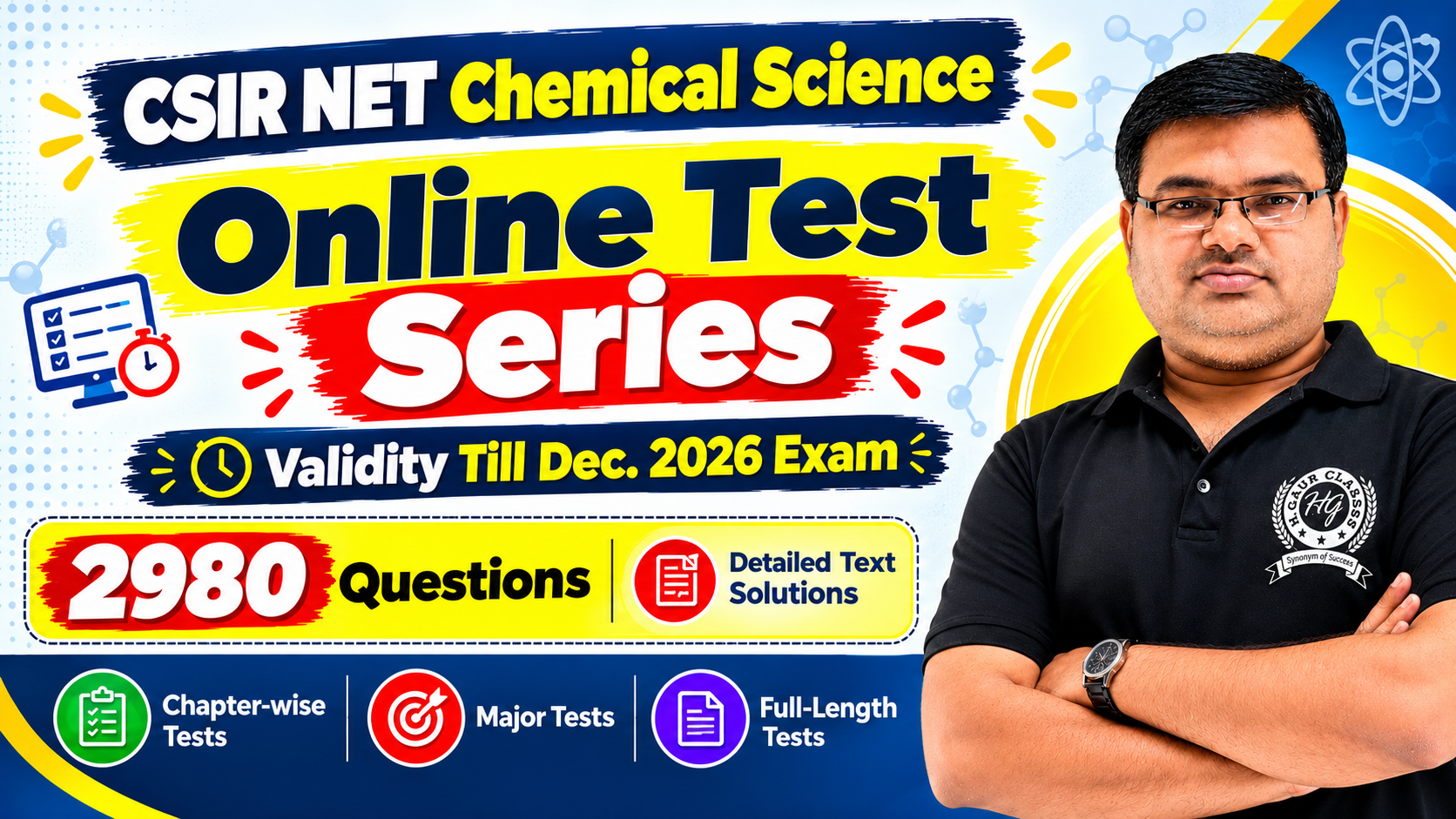 Test Series Chemical Science CSIR NET Dec. 2026 Exam