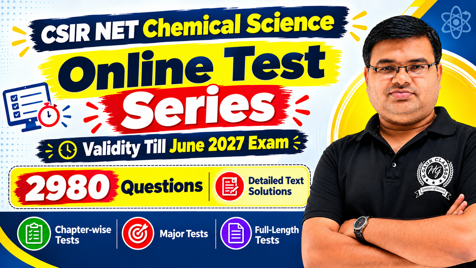 Test Series Chemical Science CSIR NET June 2027 Exam