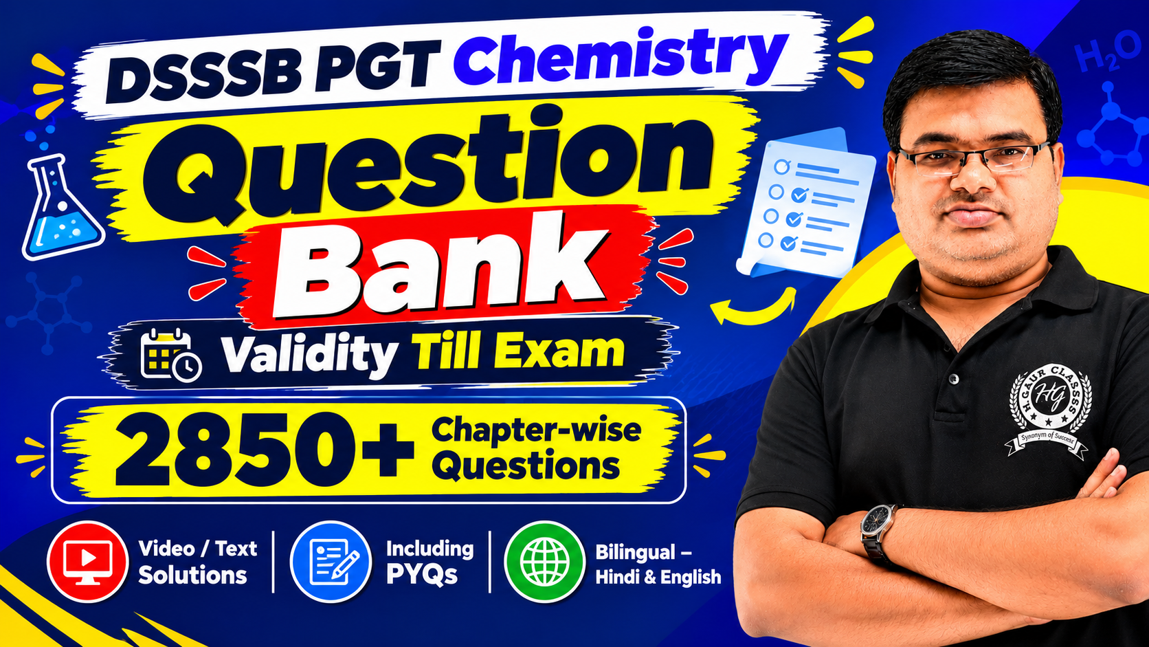 Question Bank For DSSSB PGT Chemistry – संकल्प बैच