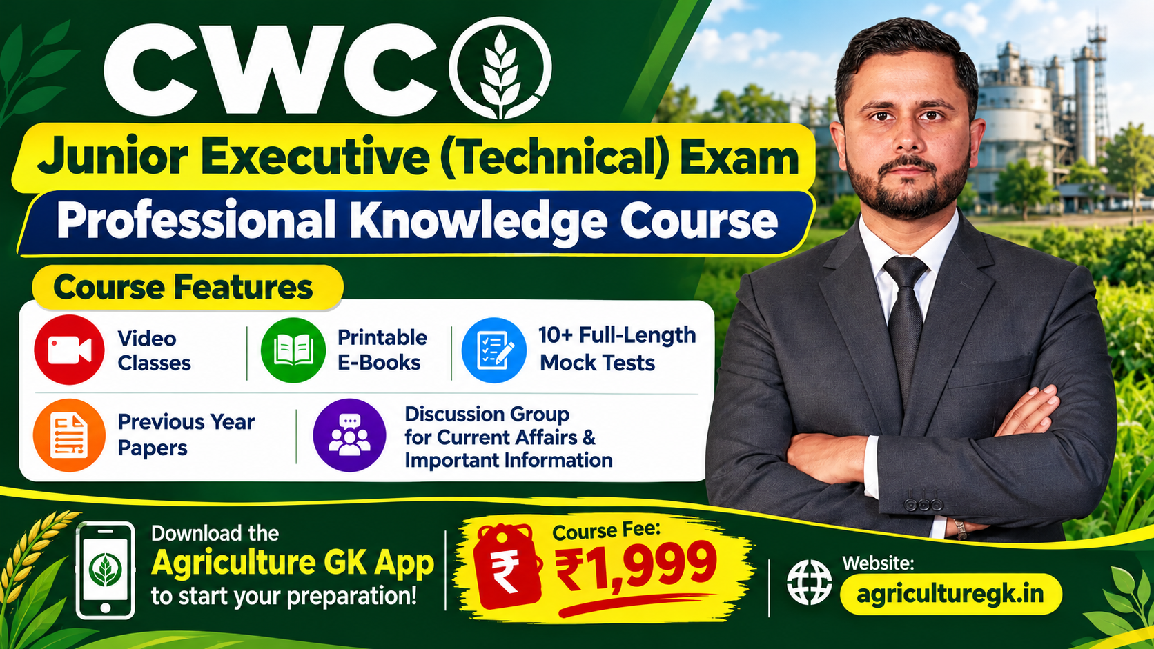 CWC Junior Executive (Technical) Exam Professional Knowledge Course