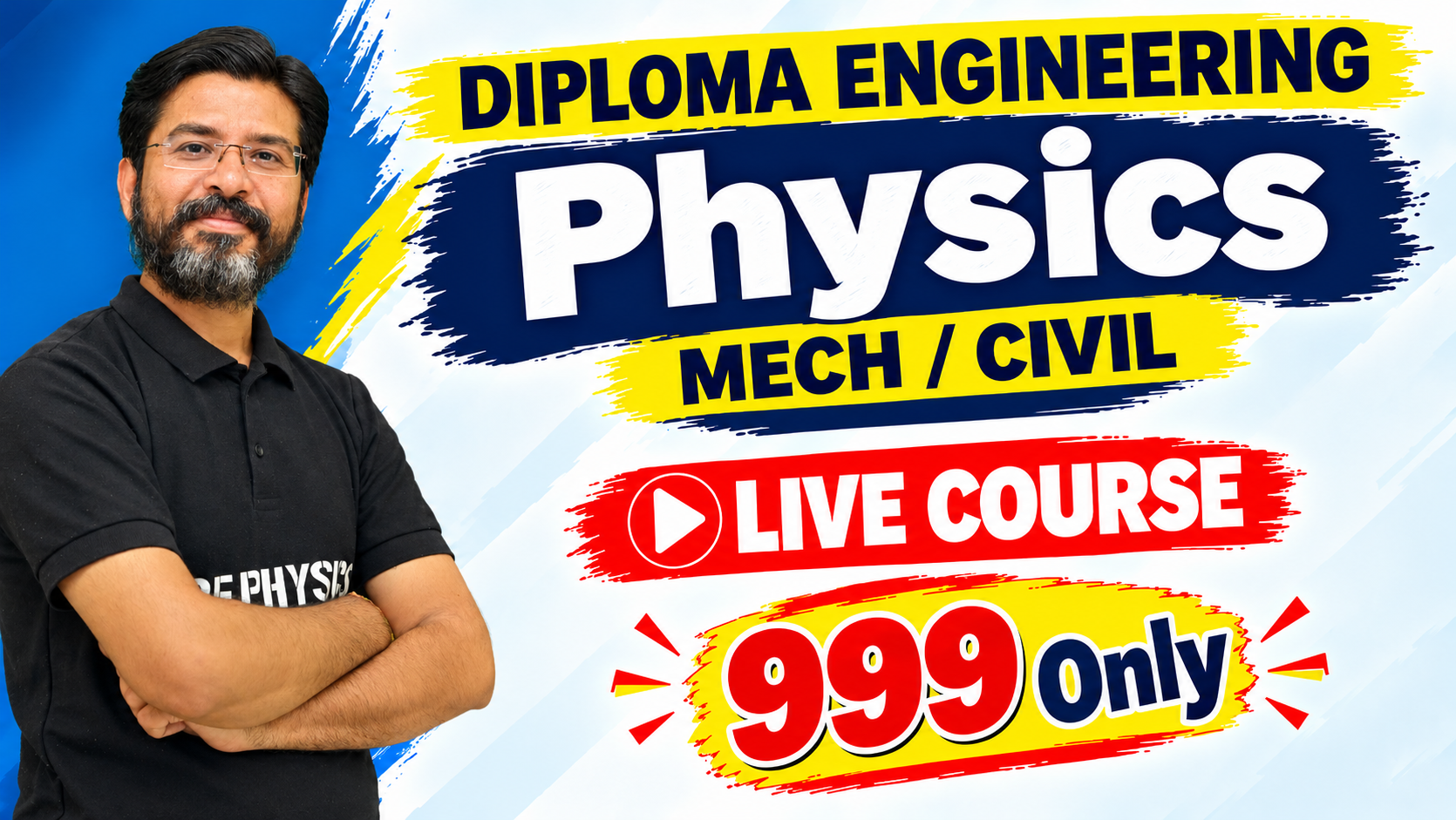 Physics(Mech/Civil) GTU Diploma Eng. Sem-1 (Mech/Civil)