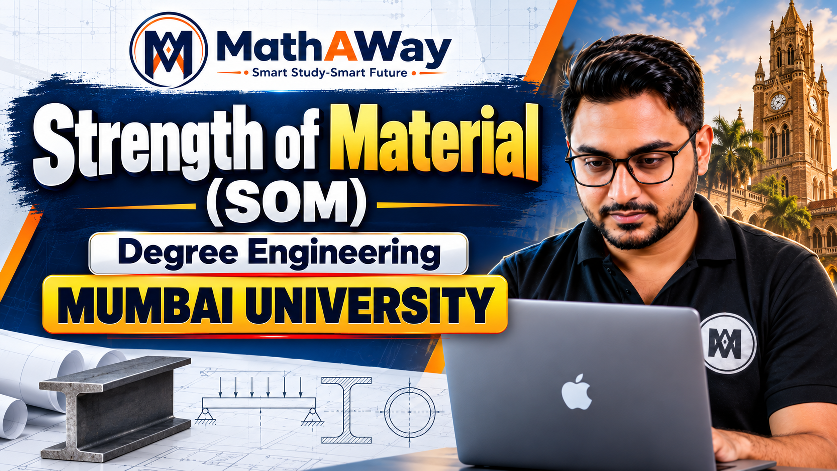 Strength of Material (SOM/MU)  | Mech | Auto Only | Degree Engineering 