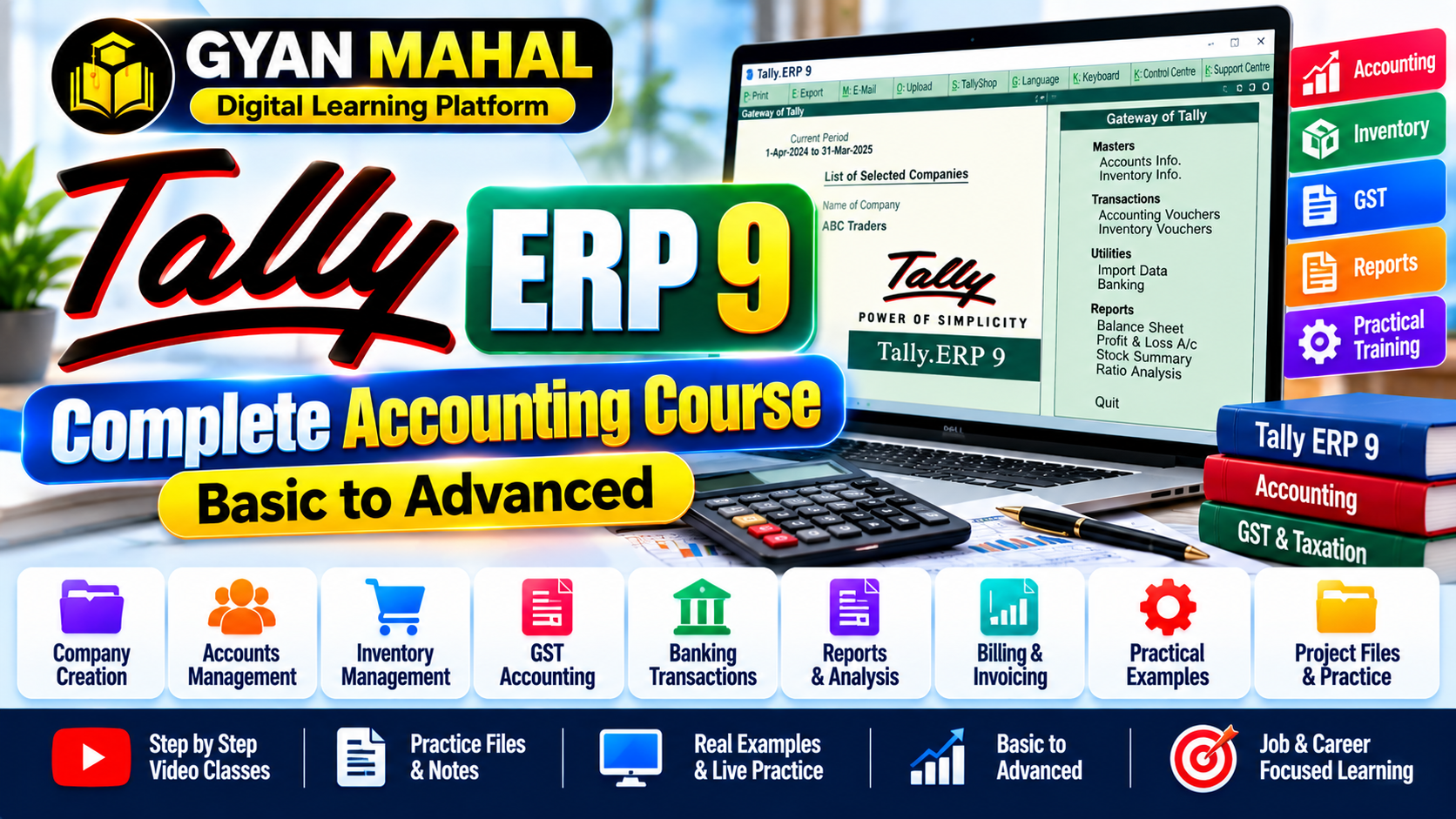 Tally ERP9: Complete Accounting Course