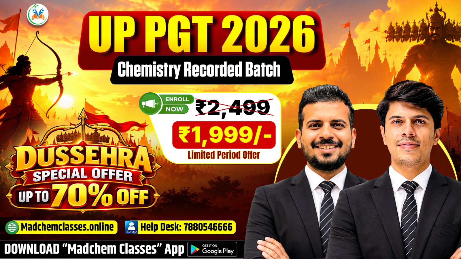 UP PGT Chemistry 2026 Recorded Batch