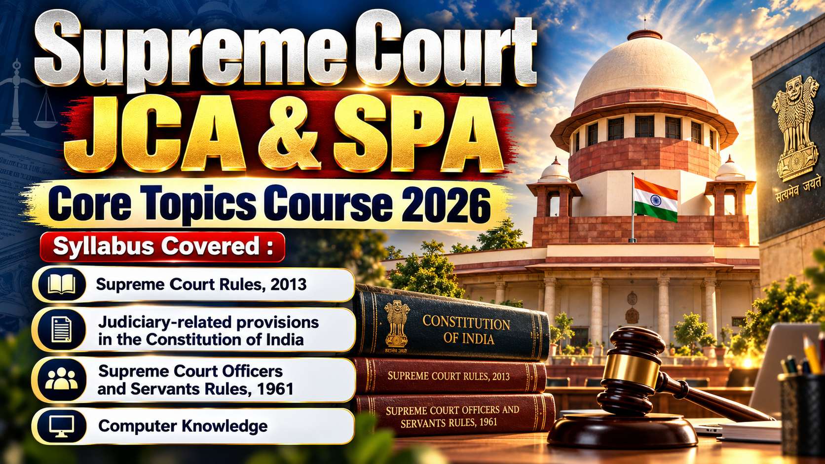Supreme Court JCA & SPA Core Topics Course 2026