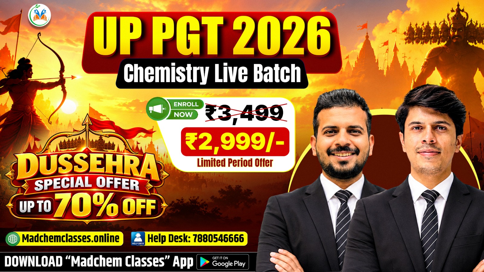 UP PGT Chemistry 2026 Live Course 