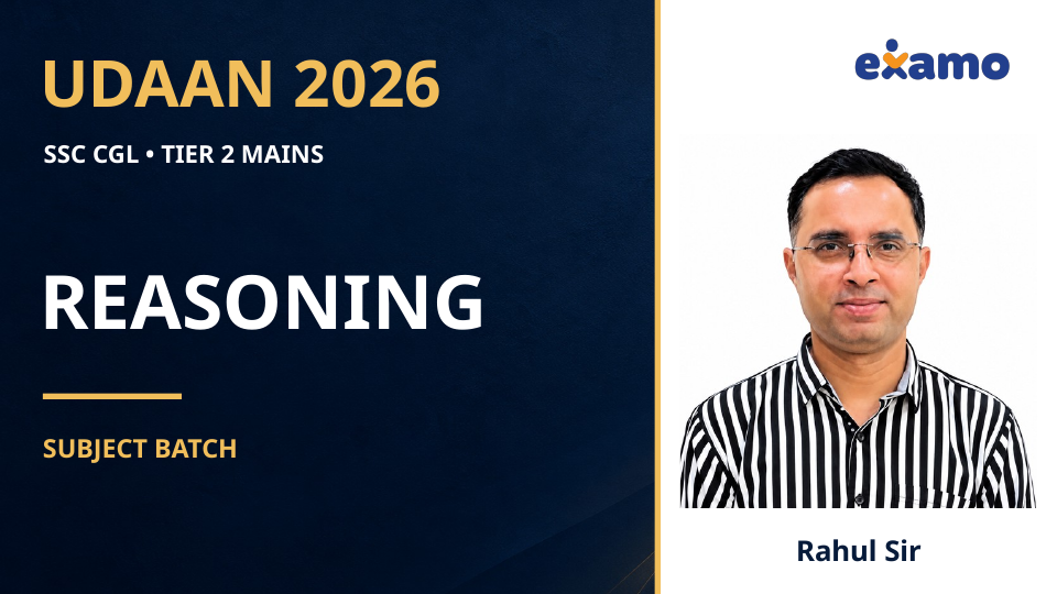 UDAAN Reasoning 2026 - SSC CGL Tier 2 Practice Batch