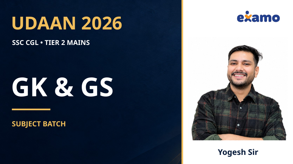 UDAAN GK & GS 2026 - SSC CGL Tier 2 Practice Batch