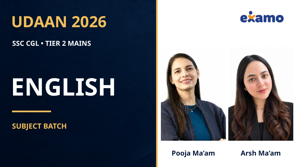 UDAAN English 2026 - SSC CGL Tier 2 Practice Batch