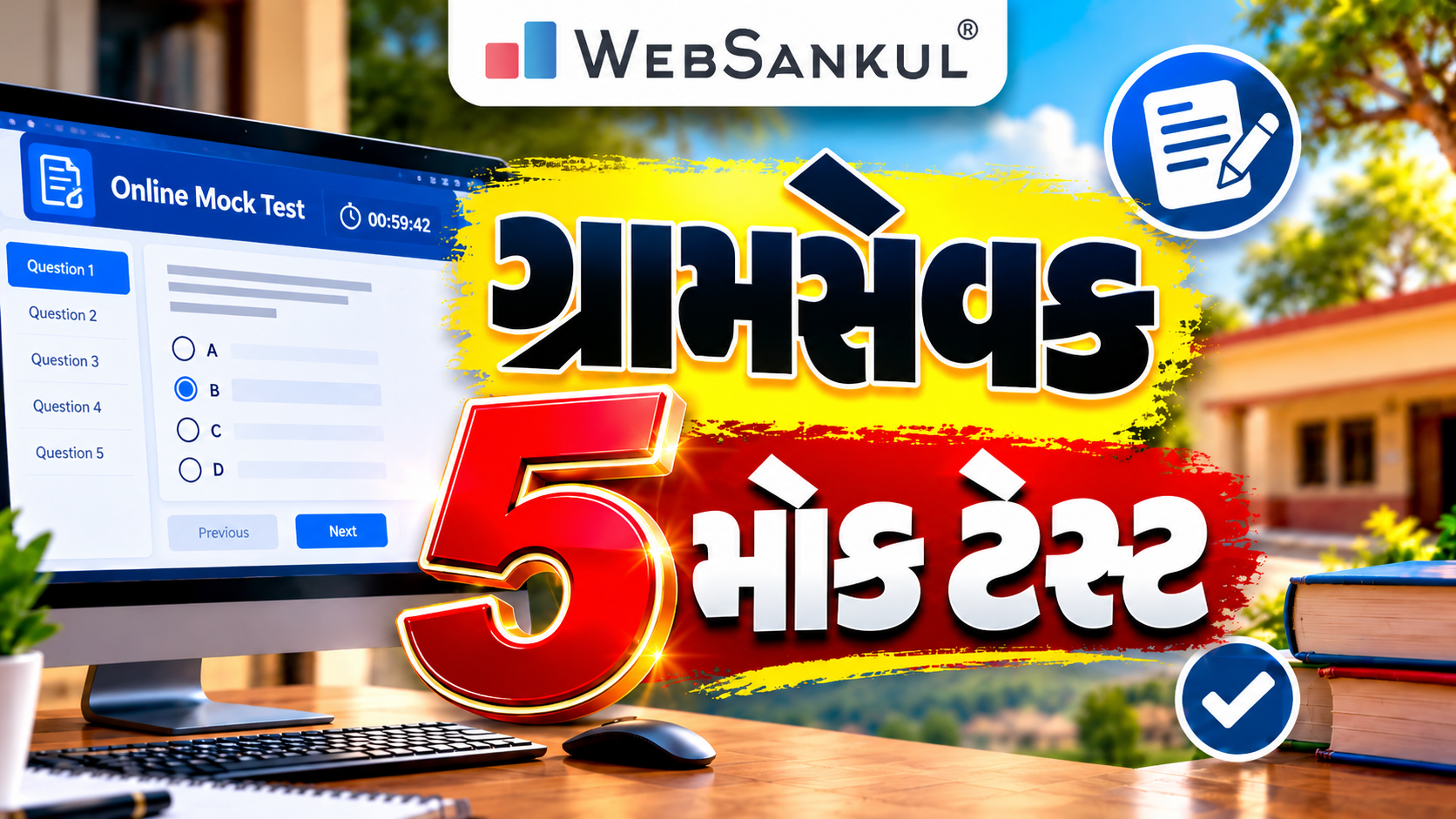 ગ્રામસેવક 5 મોક ટેસ્ટ