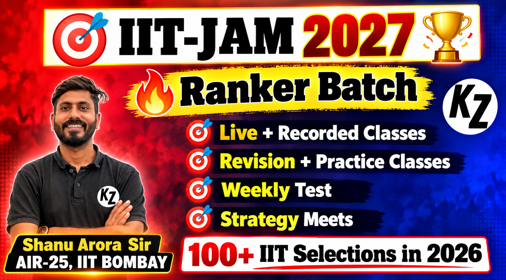 IIT-JAM 2027 :  5 months Ranker Batch  (New 24 SEP Batch)