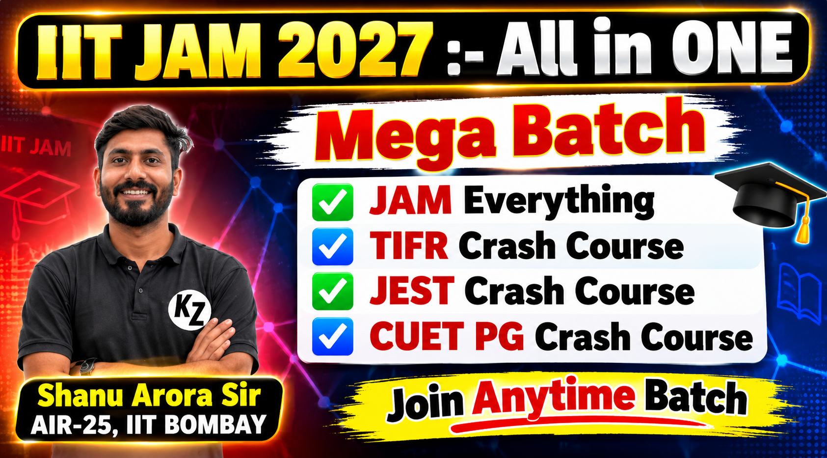 IIT-JAM & Msc Exams 2027 : Mega Batch (New 24 SEP  Batch)