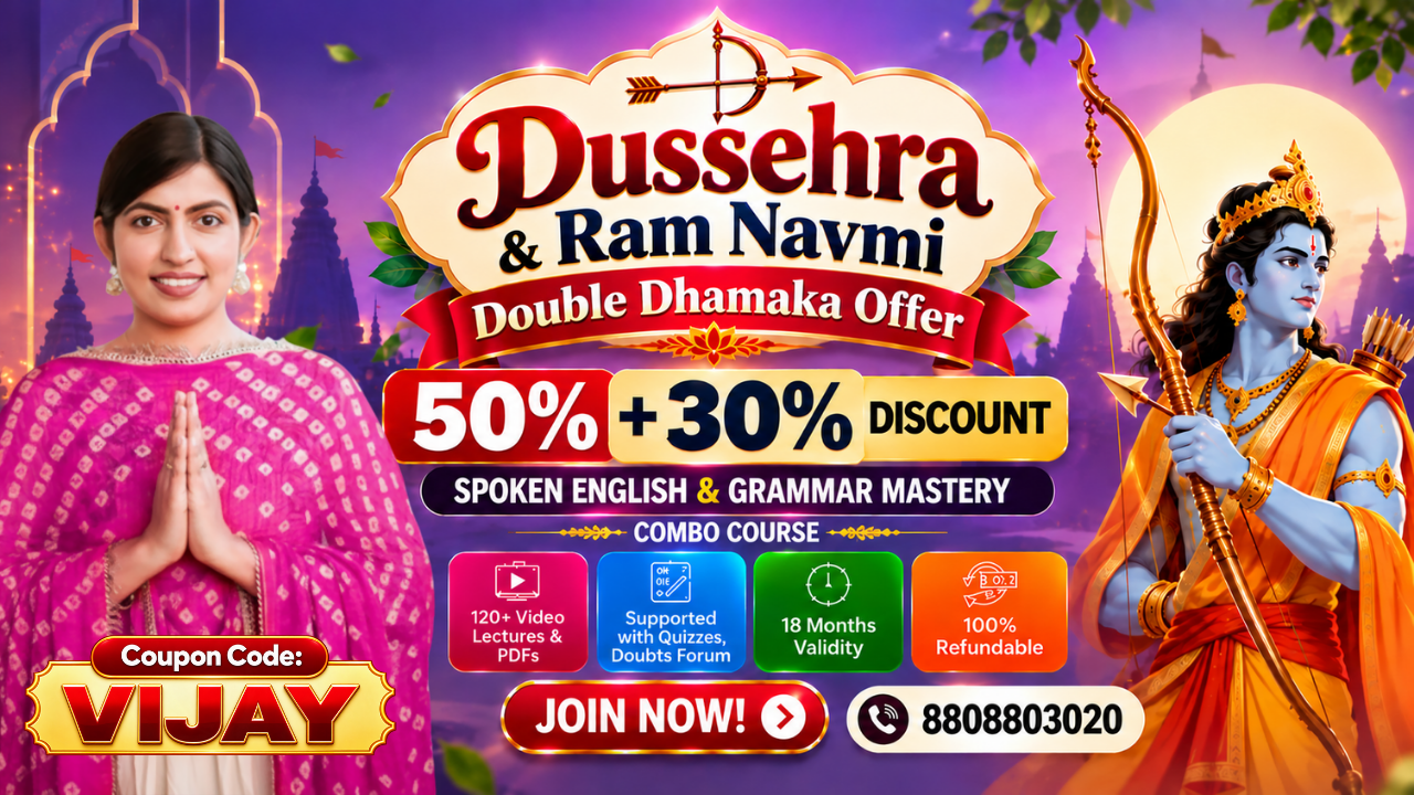 Spoken English & Grammar Mastery (R3-Combo Course)
