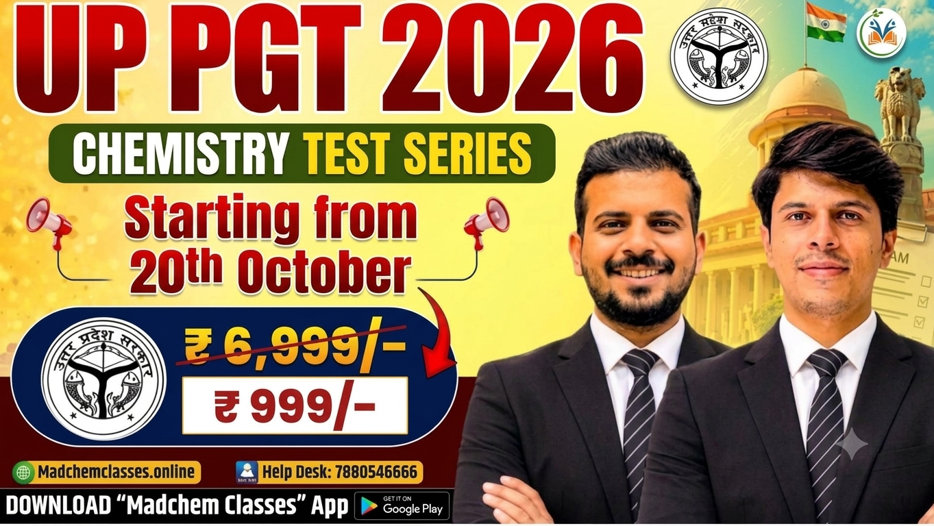 Up PGT chemistry Test Series