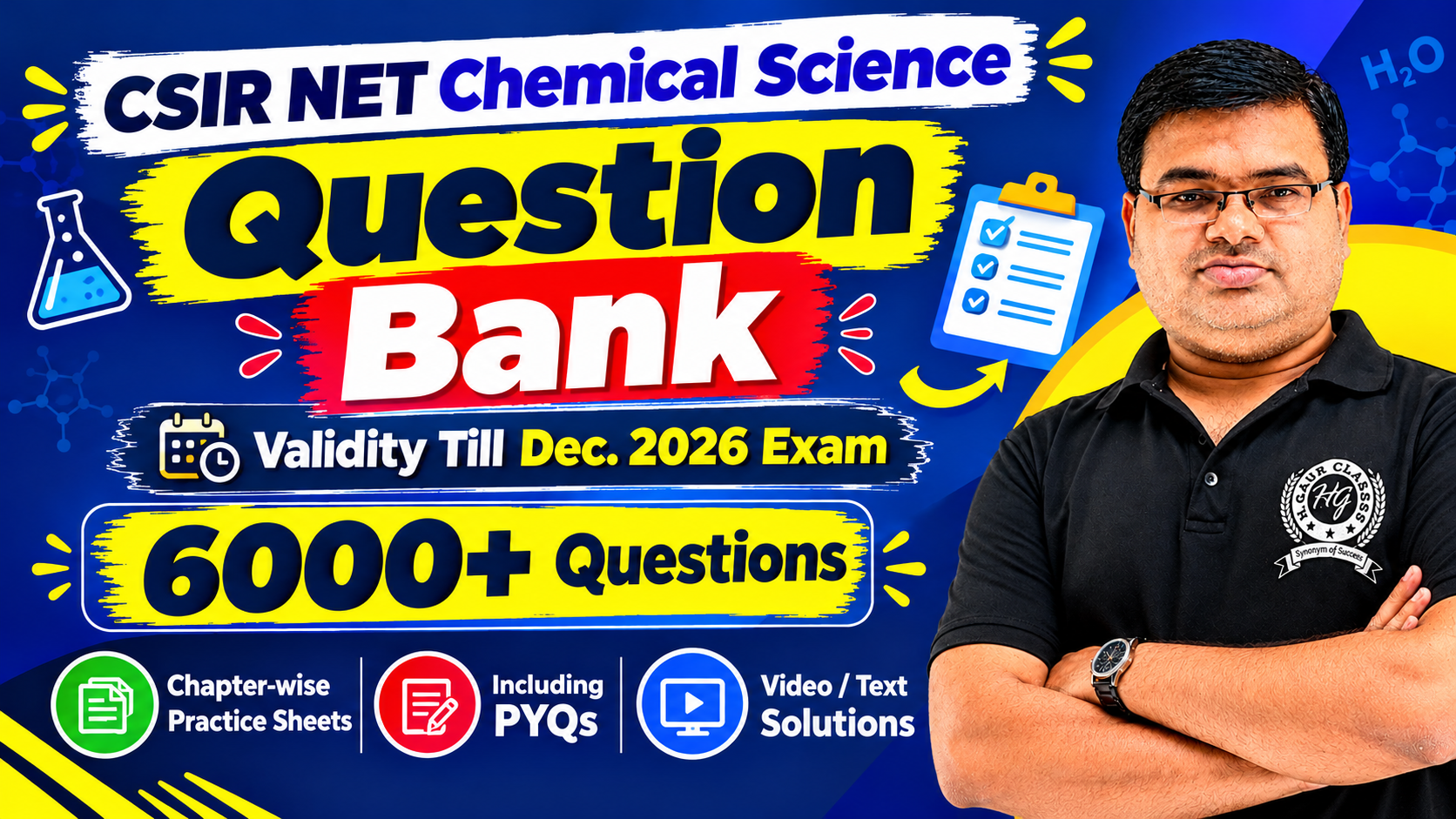 Question Bank Complete Chemistry CSIR NET Dec. 2026 Exam