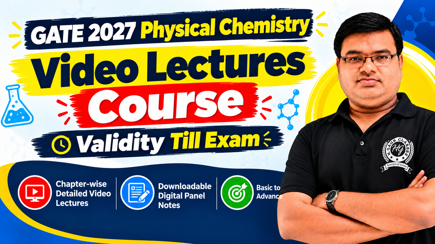 Video Lectures Physical Chemistry GATE 2027 Exam