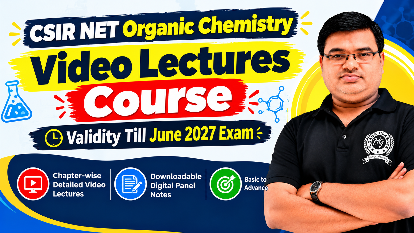 Video Lectures Organic Chemistry CSIR NET June 2027 Exam