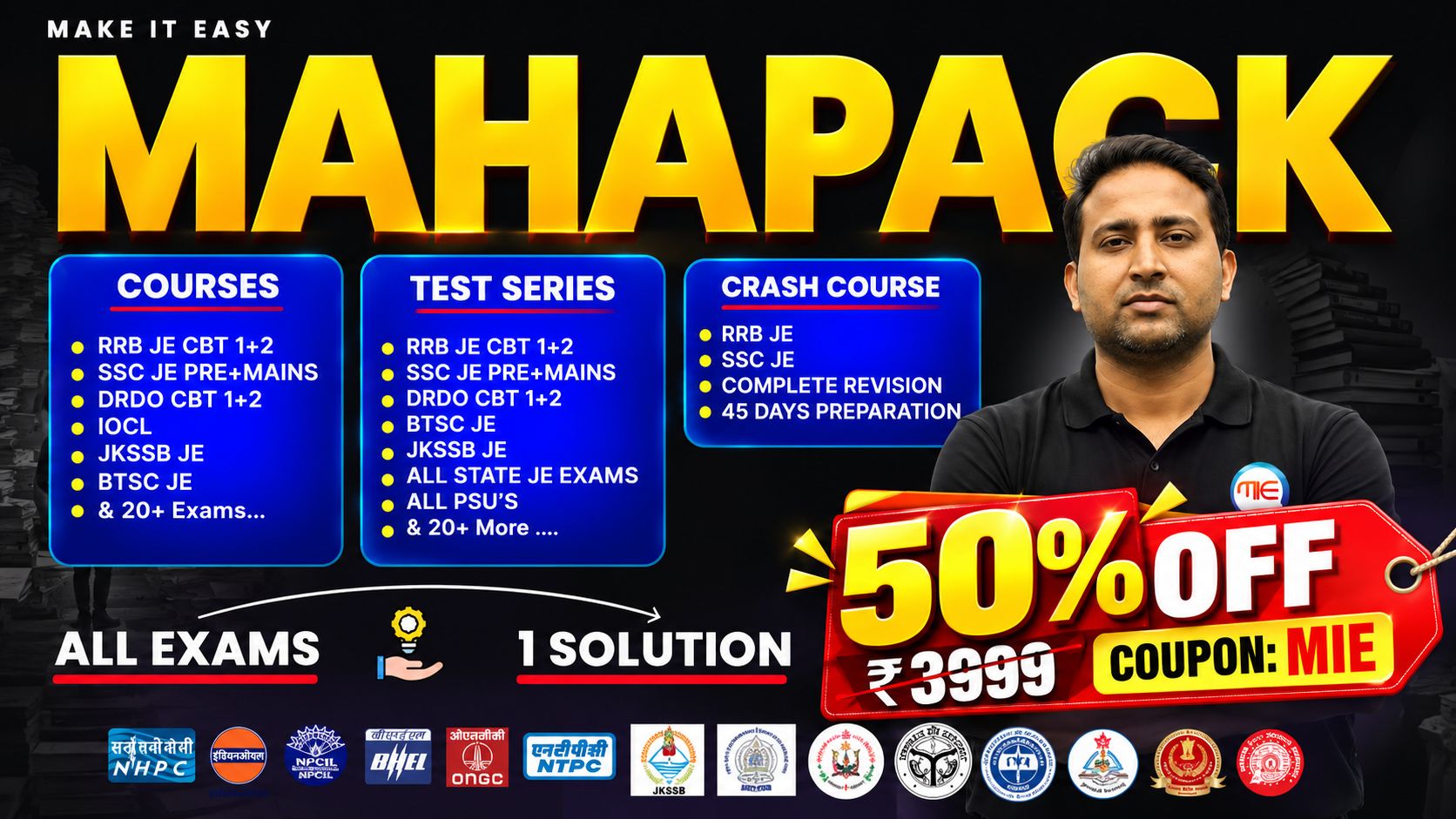 MAHAPACK for ALL JE Exam