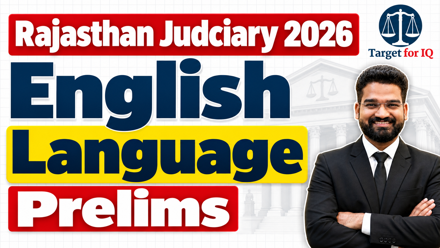 🟢English Lanugage | Prelims | RJS 2026