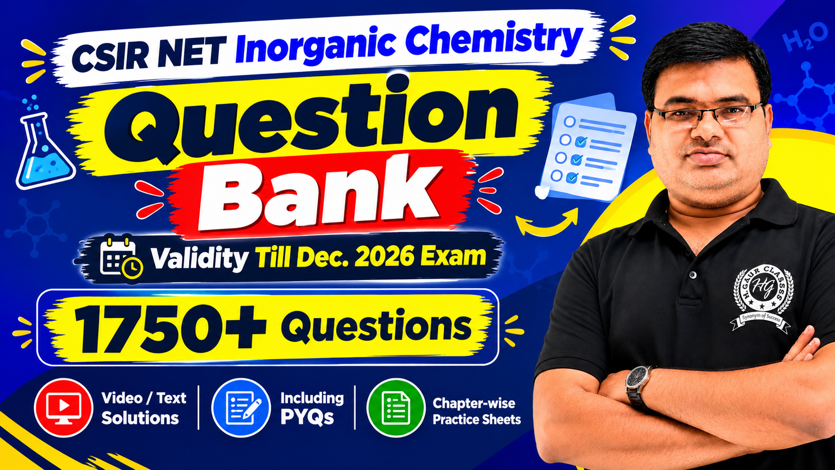 Question Bank Inorganic Chemistry CSIR NET Dec. 2026 Exam