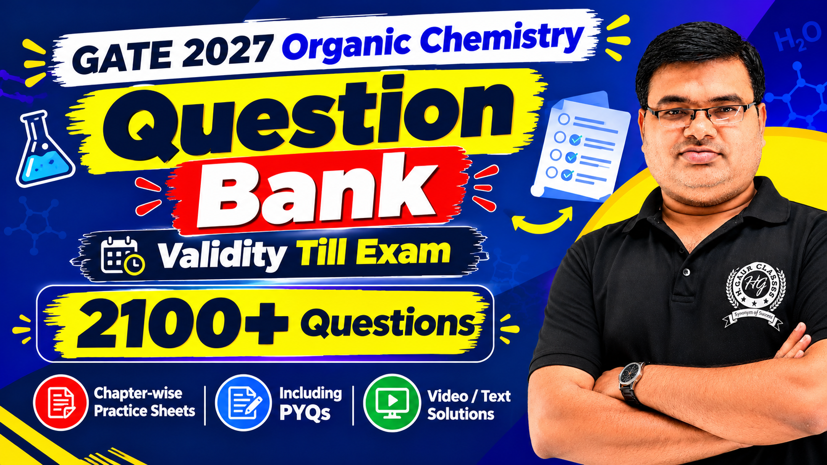 Question Bank Organic Chemistry GATE 2027 Exam