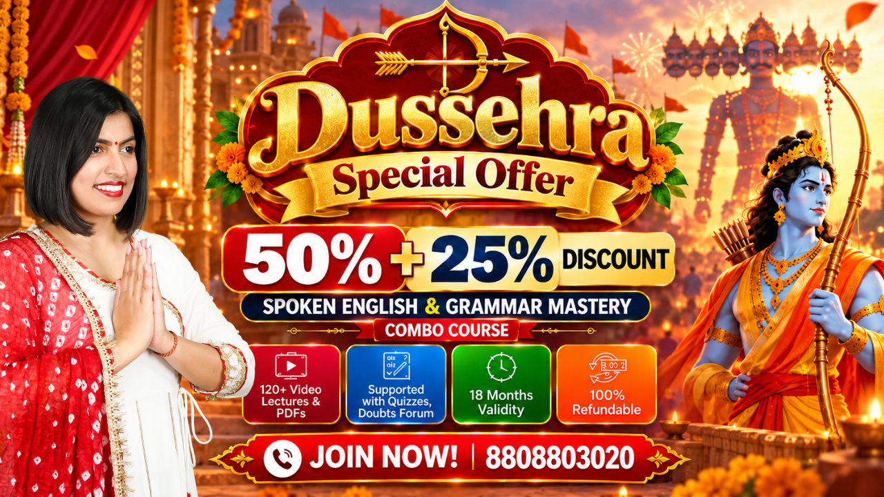 Spoken English & Grammar Mastery (R3-Combo Course)
