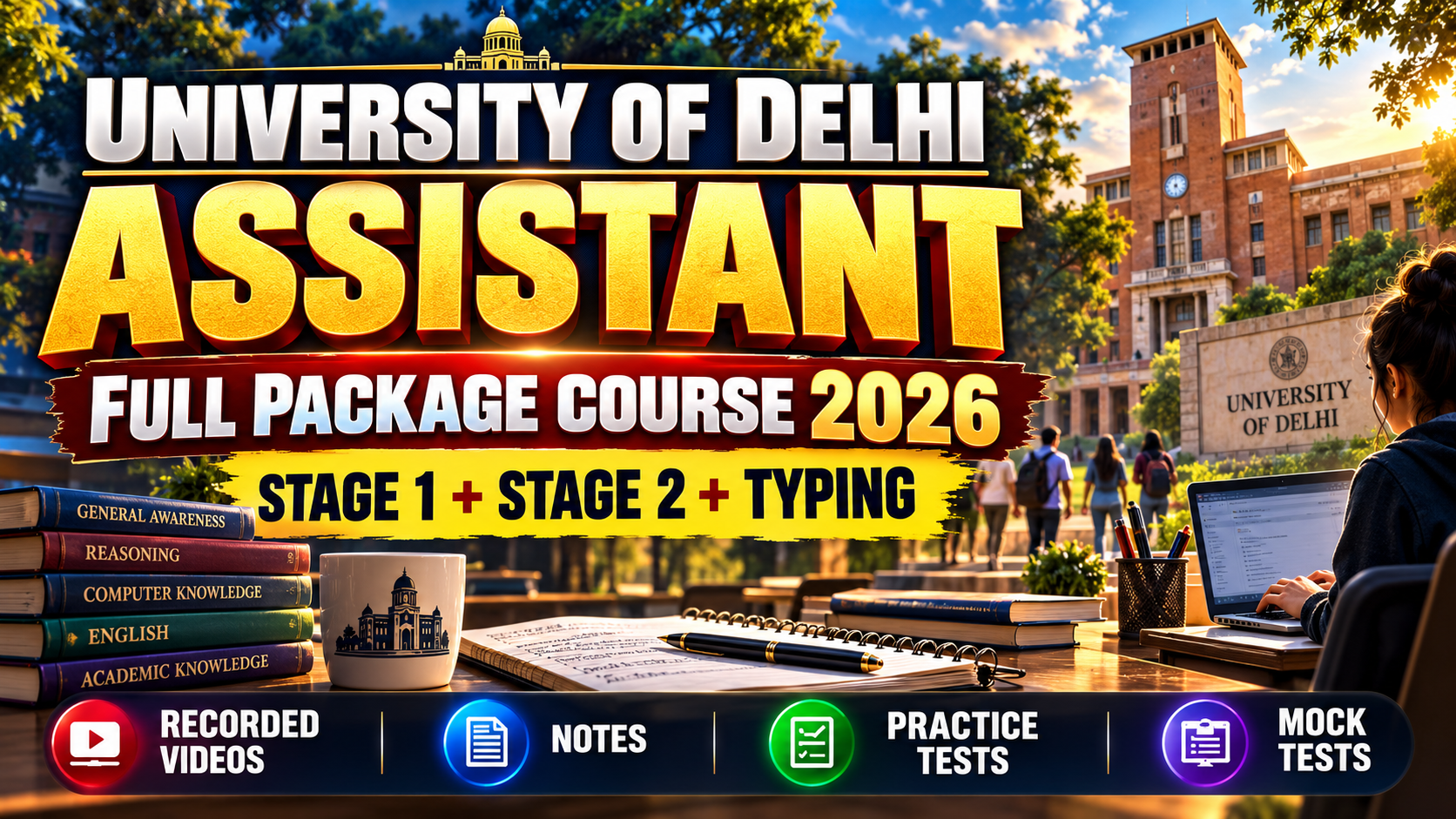 University of Delhi Assistant Full Package Course 2026