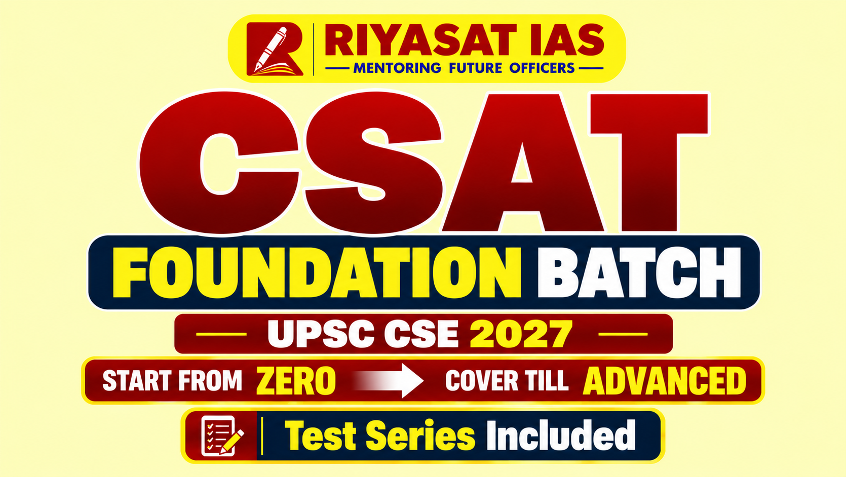 CSAT English Medium (Foundation)