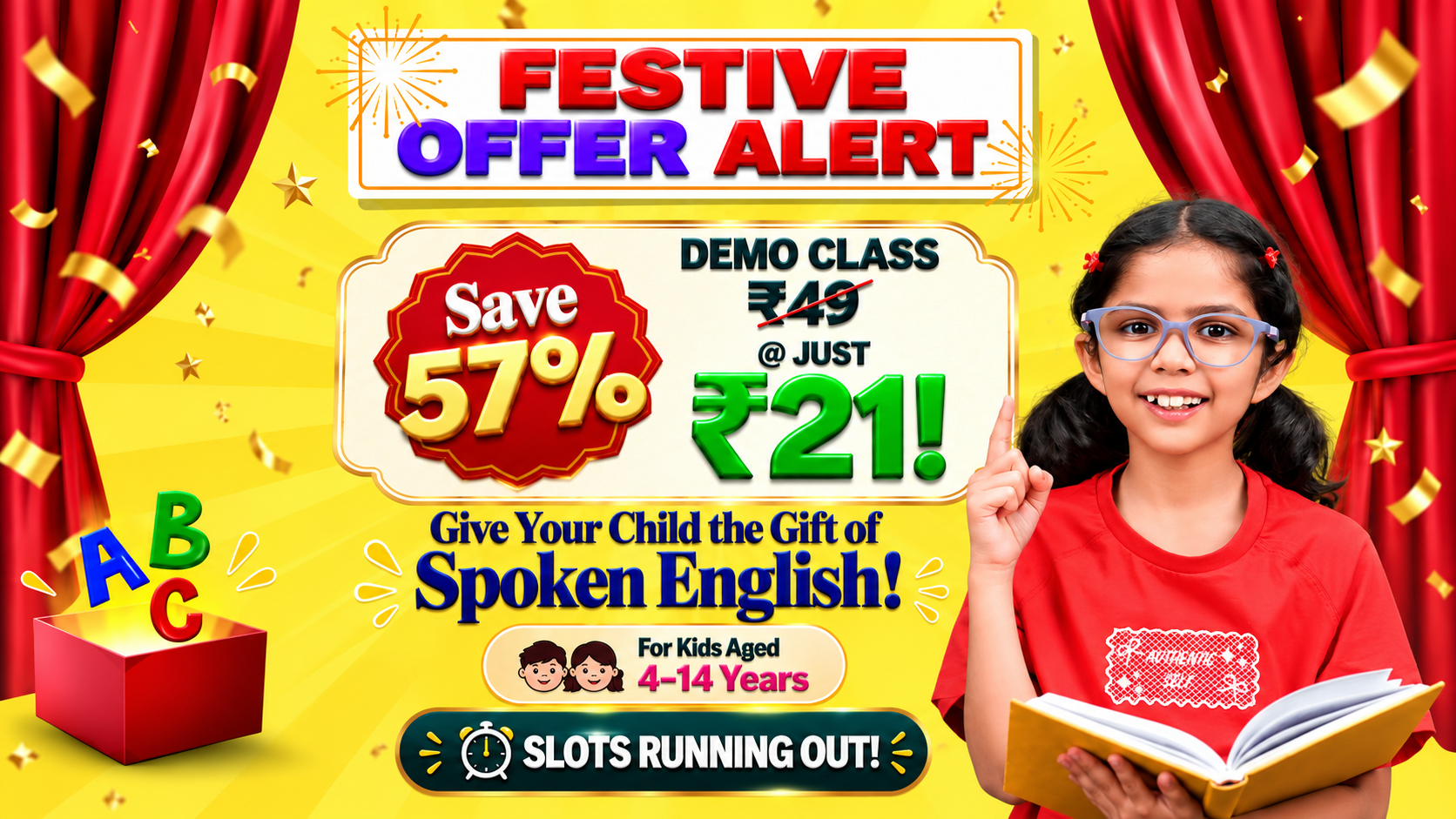 Demo Class of Kids' Spoken English ~ (Zoom)  