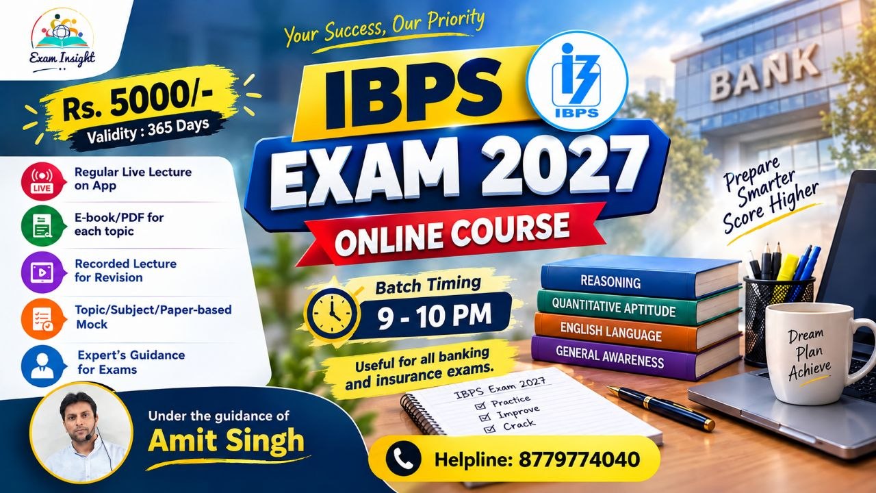 IBPS Exam 2027 – Complete Preparation Program
