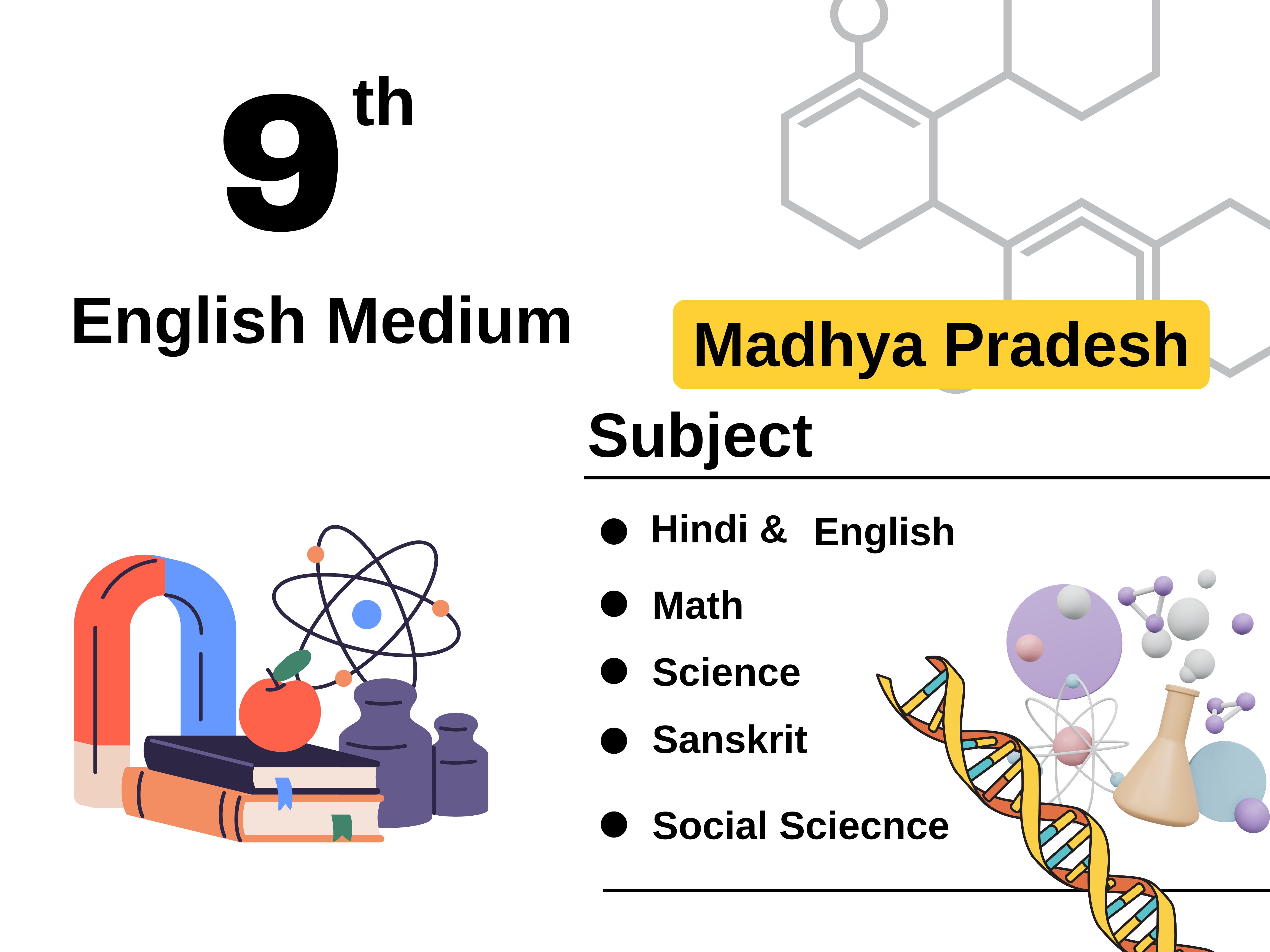 Class - 9 English Medium (M.P.)