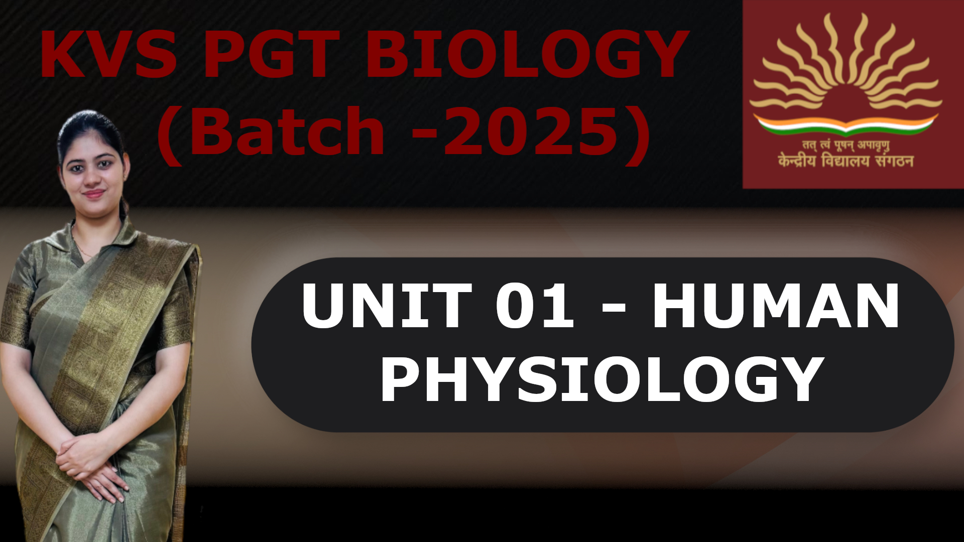 UNIT 01 - HUMAN PHYSIOLOGY