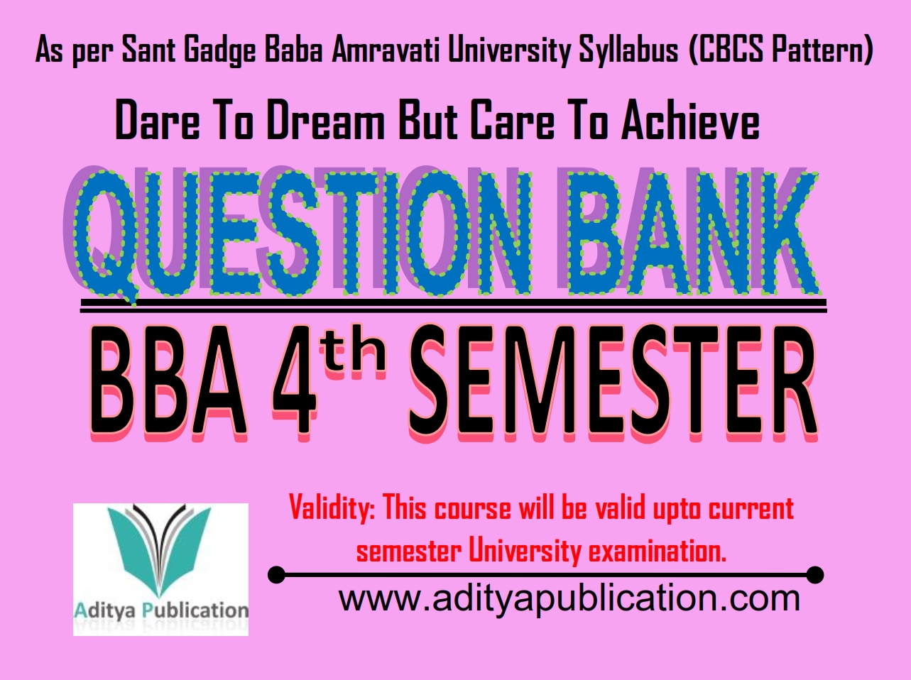 BBA 4th Semester Question Bank QB BBA4