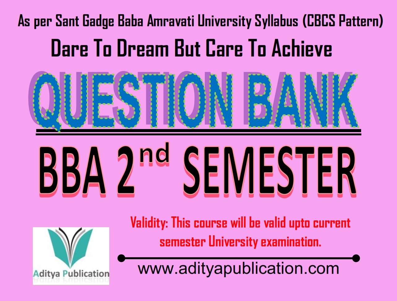 BBA 2nd Semester Question Bank QB BBA2