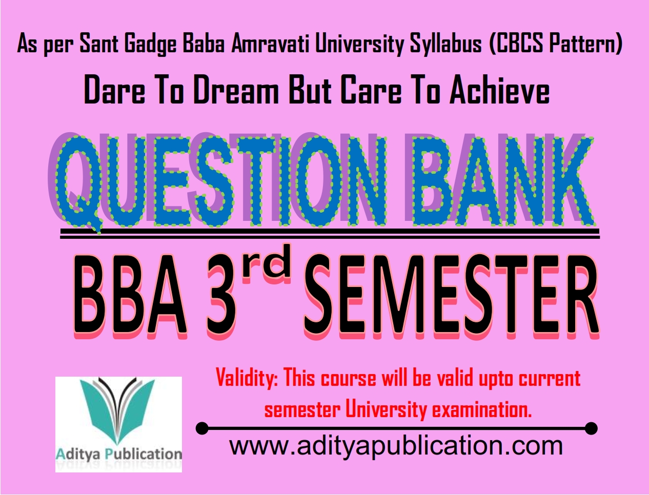 BBA 3rd Semester Question Bank QB BBA3