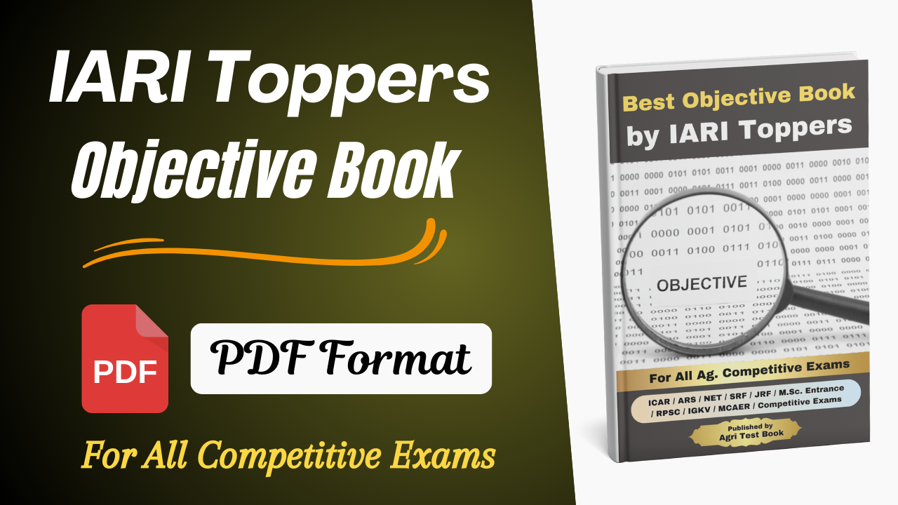 IARI Toppers Present Best Objective Book With Detail Explanation (PDF)