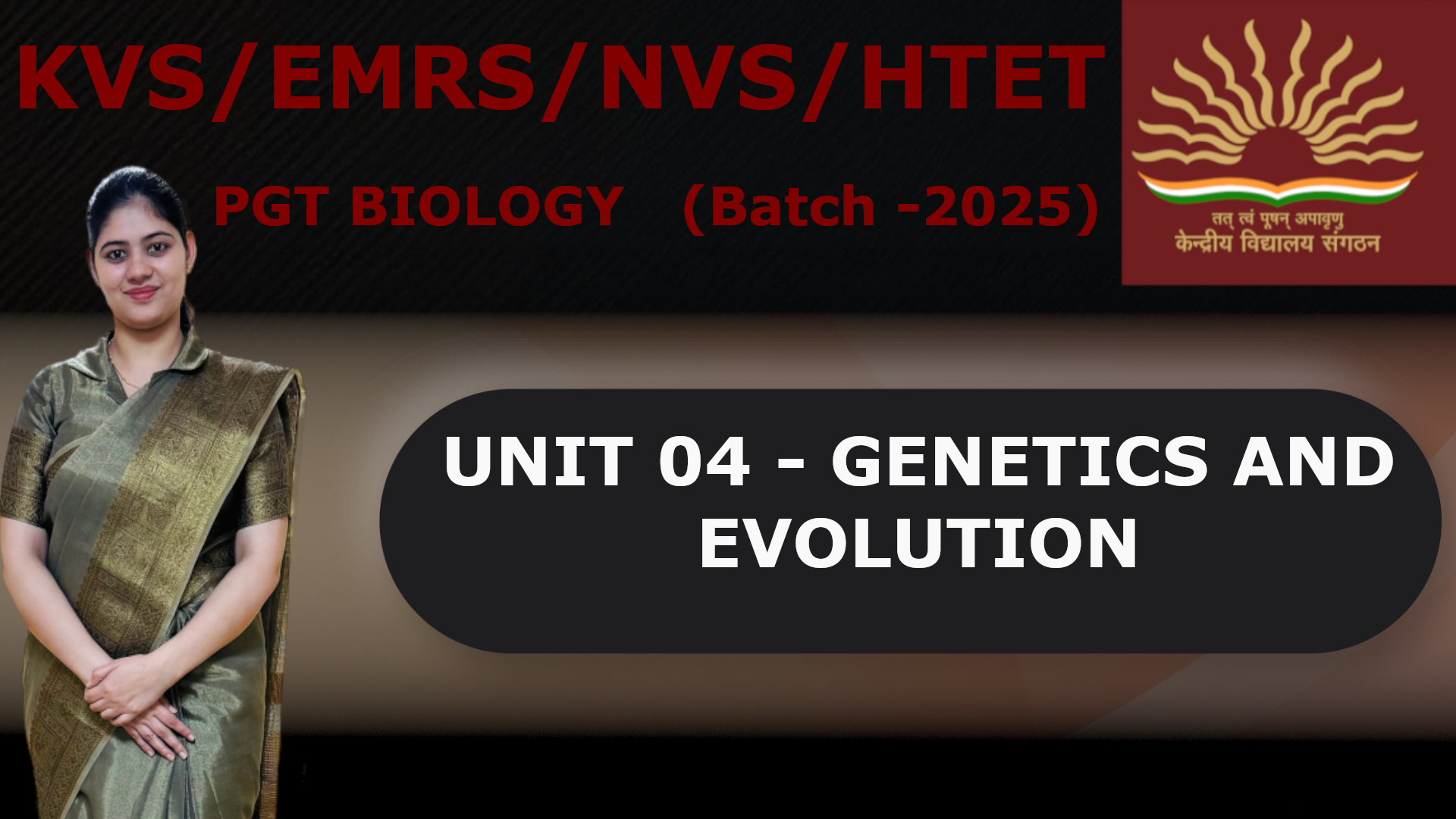 UNIT 04 - GENETICS AND EVOLUTION