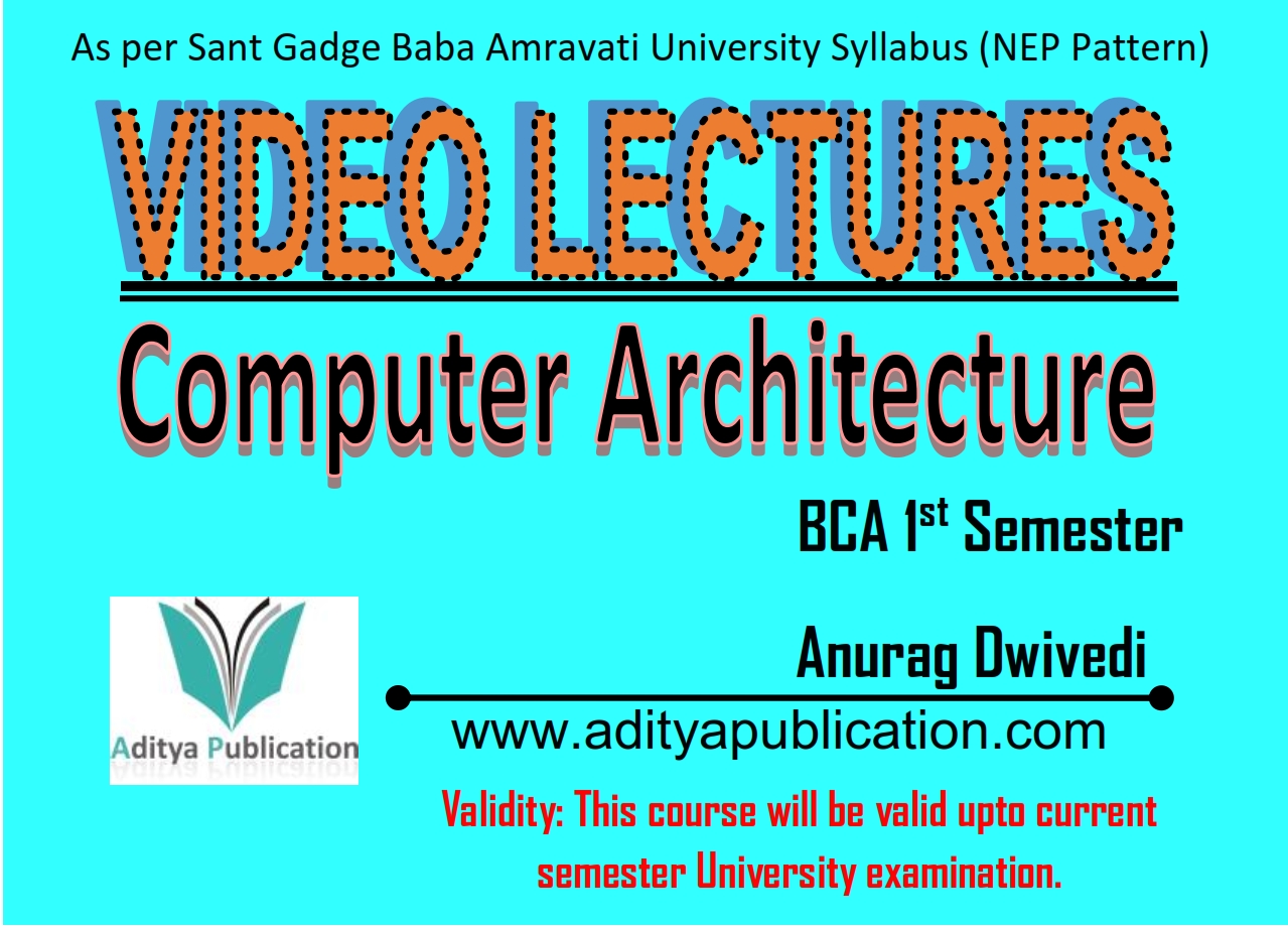 Computer Architecture (CA) BCA 1st Semester (NEP Pattern)